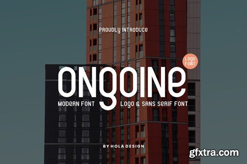 Ongoine - Sans Serif Logo Font UDH9BFE