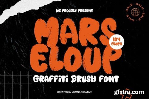 Marseloup - Graffiti Brush Font CVR6K7U