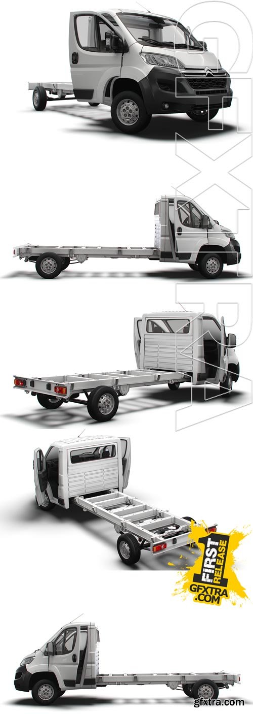 Citroen Jumper Chassis Truck SCab 4300WB HQInterior 2023 Model