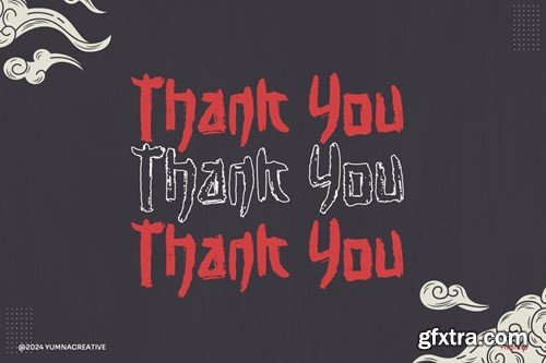 Hoshita - Textured Brush Font B4DVKM9