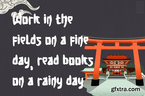 Hoshita - Textured Brush Font B4DVKM9