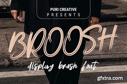 Broosh - Display Brush Font 6BKP5GJ
