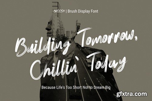 Broosh - Display Brush Font 6BKP5GJ