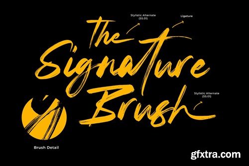 Gathenia Signature Brush Font JMM3T3D