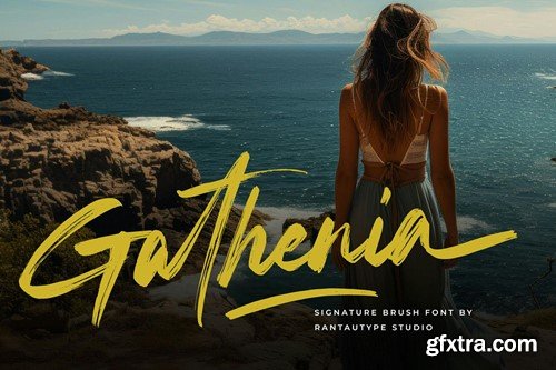 Gathenia Signature Brush Font JMM3T3D