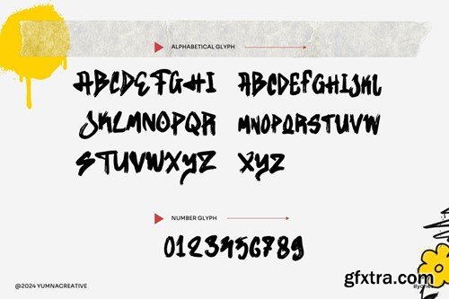 Byones - Graffiti Brush Font QRK55JD