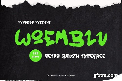 Woemblu - Retro Brush Font VVMXDBR