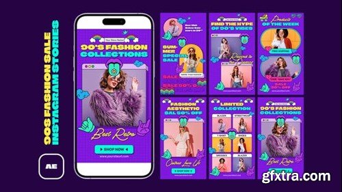 Videohive 90s Fashion Sale Instagram Stories 51968622