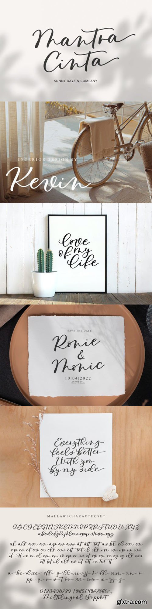 Mantra Cinta - Handwritten Font