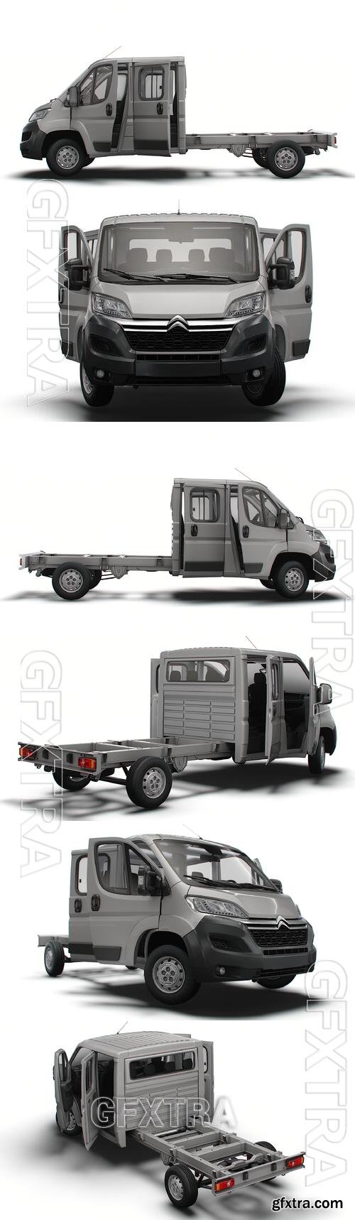 Citroen Jumper Chassis Truck CrCab 4035WB HQInterior 2023 Model