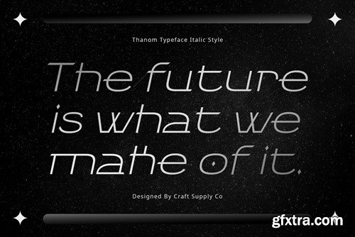 Thanom – Display Typeface YMLL2EX