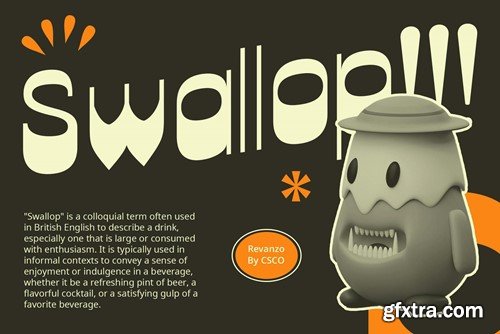 Revanzo – Reverse Contrast Font 2CZP9LL