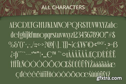 Revalyn – Art Noveau Font PBZVY77