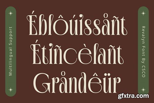 Revalyn – Art Noveau Font PBZVY77