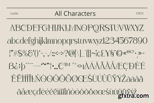 Lucilo – Art Noveau Font XX7CYG3