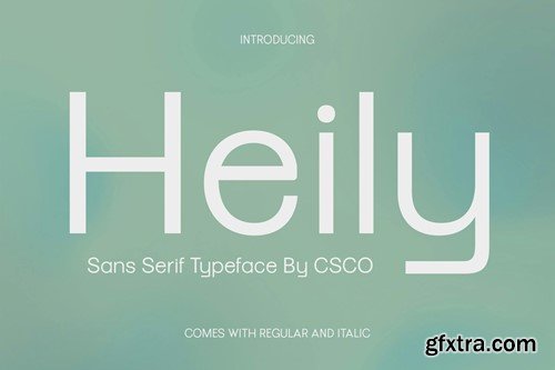 Heily – Grotesque Sans Serif 3TYEEUU