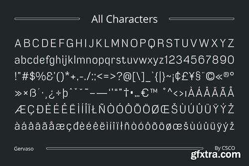 Gervaso – Grotesque Font 298PNLE
