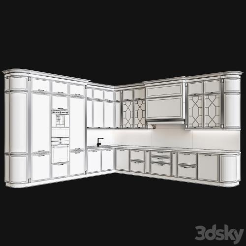 Neoclassical kitchen 24