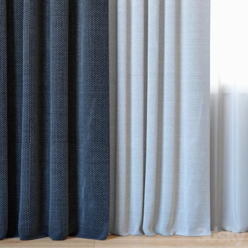Curtains 91 | Curtains with Tulle | ROHI | Topia