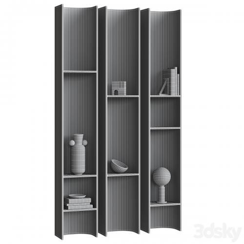 Vertical rack-shelf