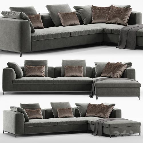 B&B italia Michel Club sofa set