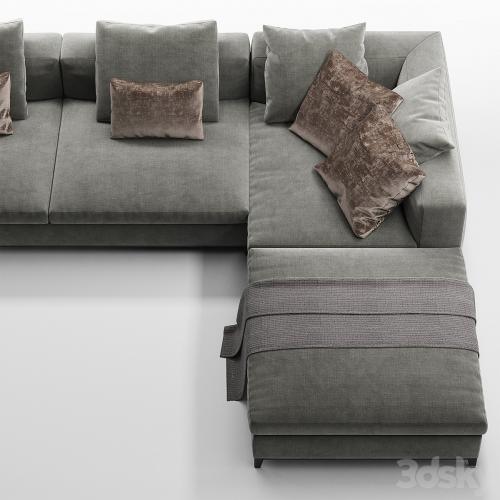 B&B italia Michel Club sofa set