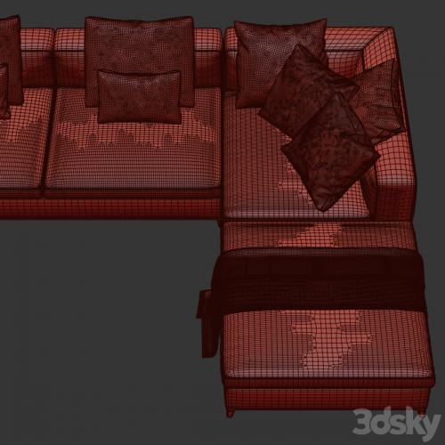 B&B italia Michel Club sofa set