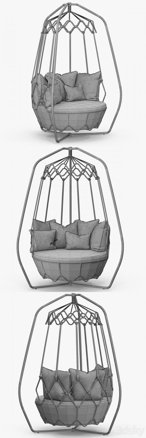 Roberti Rattan - Gravity swing sofa