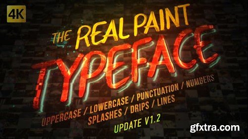 Videohive Real Paint Typeface Kit 19688638 Videohive Real Paint Typeface Kit 19688638