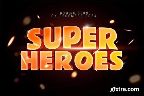 Game Hero Adventure 3D Text Effect HQYJB6N