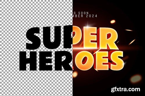 Game Hero Adventure 3D Text Effect HQYJB6N