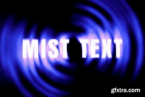 Motion Mist Text Effect 5F475HM