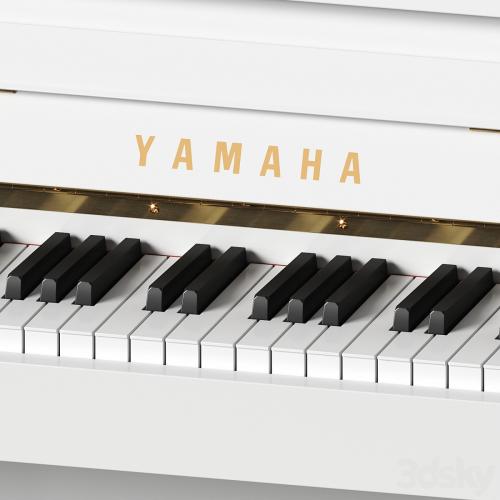Yamaha b2 PE White - piano with bench