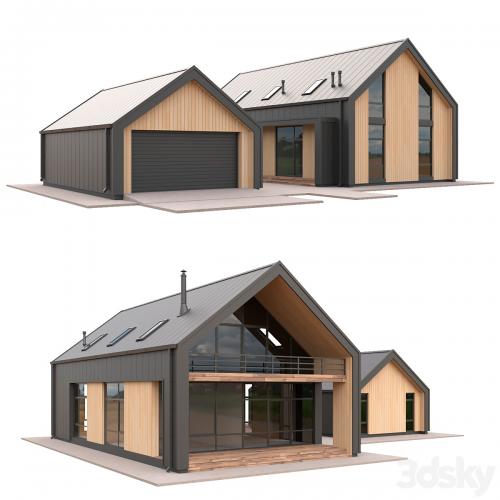 Low Poly Houses Set 04