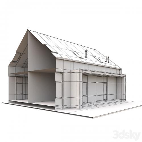 Low Poly Houses Set 04
