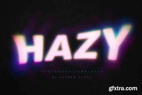 Gradient Blurred Text Effect HWARGJ2