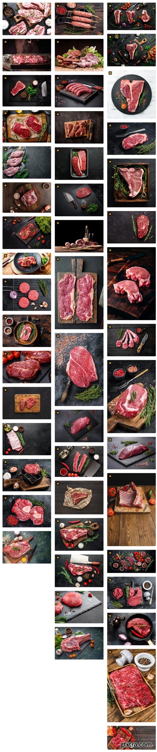 Premium Photo Collections - Raw meat - 101xJPG
