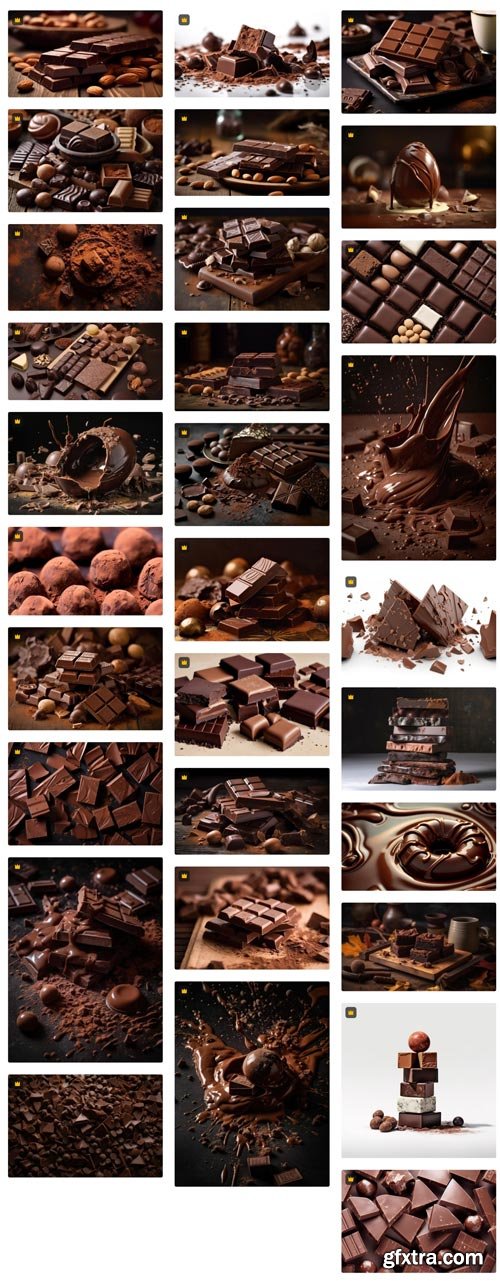 Premium Photo Collections - Chocolate AI - 80xJPG