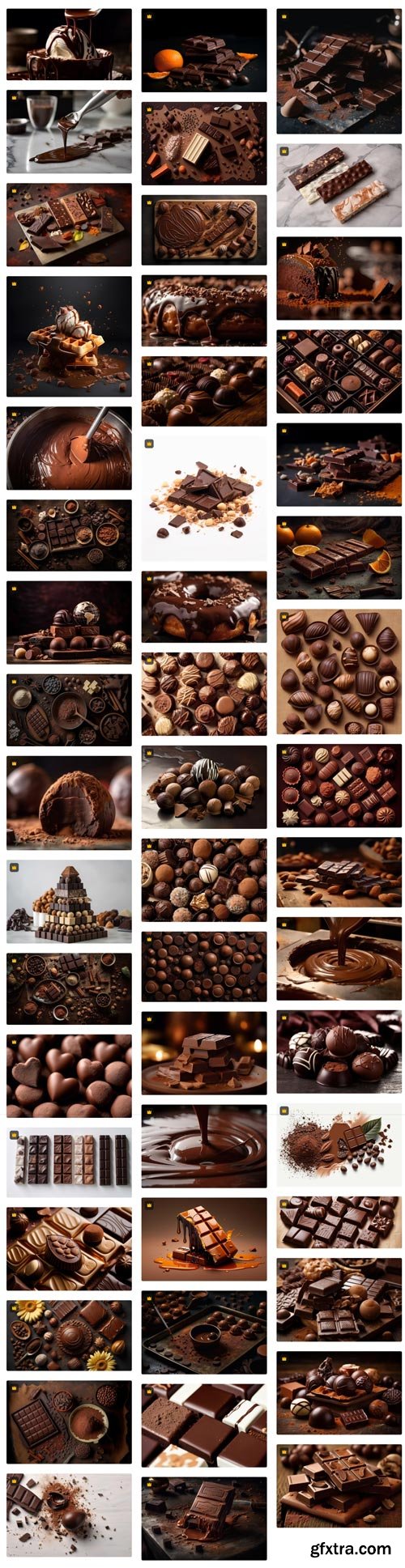 Premium Photo Collections - Chocolate AI - 80xJPG