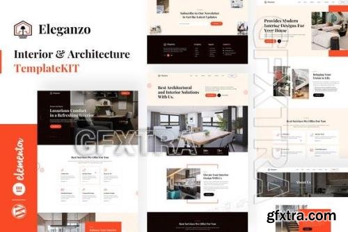 Eleganzo - Interior & Architecture Elementor Template Kit 52156021