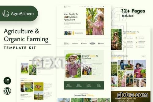 AgroAlchem - Agriculture & Organic Farming Elementor Template Kit 52124759
