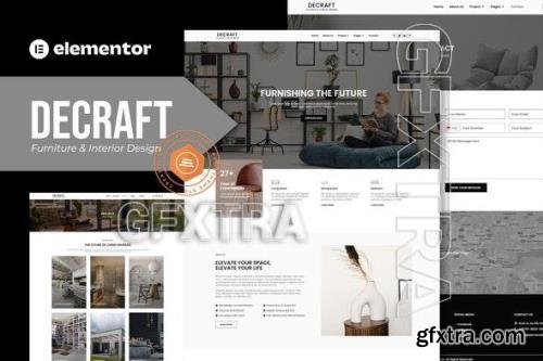 Decraft - Furniture & Interior Design Elementor Template Kit 52119061