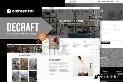 Decraft - Furniture & Interior Design Elementor Template Kit 52119061 Decraft - Furniture & Interior Design Elementor Template Kit 52119061