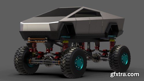 Tesla Cyber Truck 3D Model