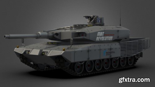 Leopard 2 Revolution 3D Model