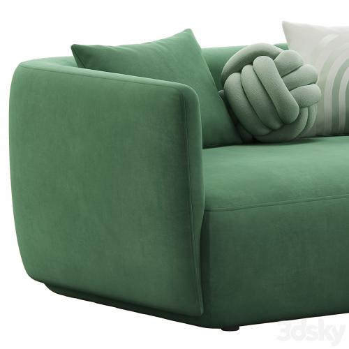 Cozy 2-seat Sofa by MDF Italia