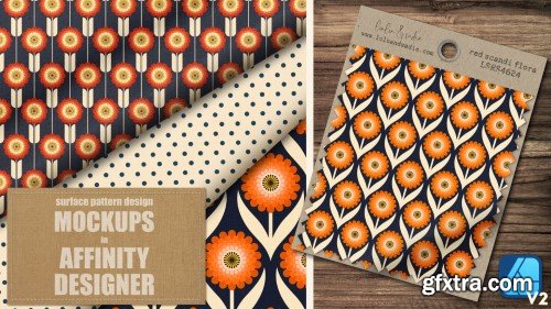 Surface Pattern Design | Mockups From Vector Shapes in Affinity Designer V2