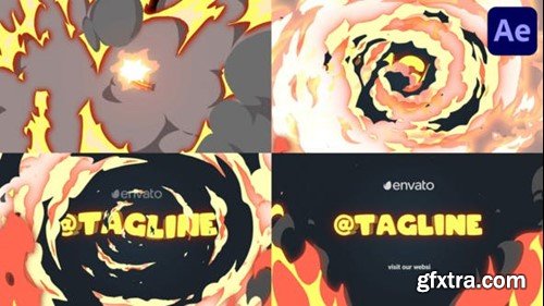 Videohive Fire Logo Opener for After Effects 52124022