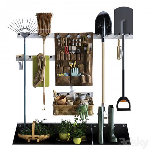 Storage of garden equipment