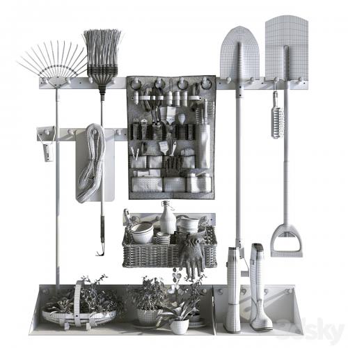 Storage of garden equipment